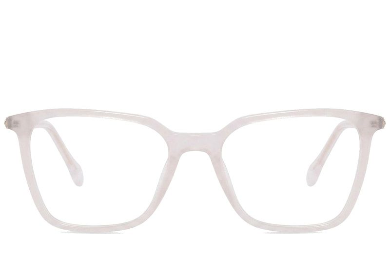 Gafas rectangulares de acetato transparente #BS2425-1553