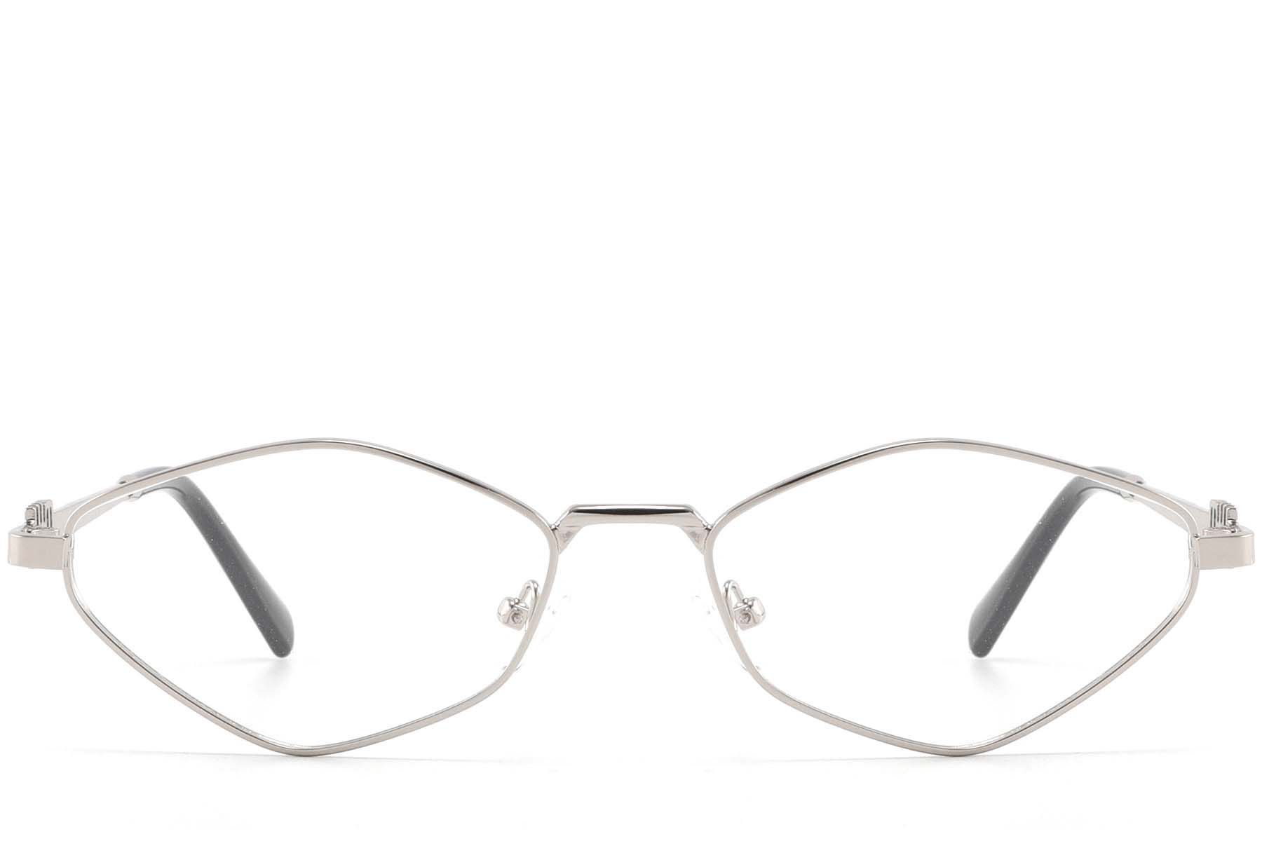 Geometric Silver Metal Glasses #BS2425-1556