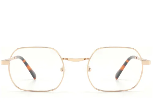 Lunettes géométriques en métal doré #BS2425-1578