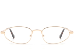 Gafas ovaladas de metal dorado #BS2425-1582