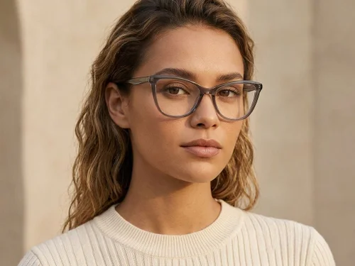 Lunettes en acétate gris papillon #BS2425-1599