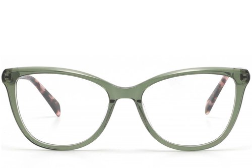 Lunettes en acétate vert papillon #BS2425-1601