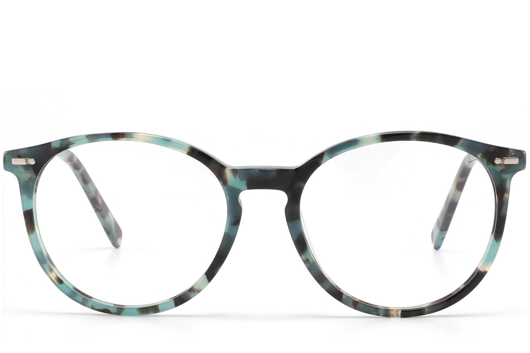 Oval Pattern Acetate Glasses #BS2425-1605