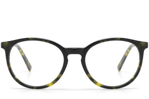 Oval Pattern Acetate Glasses #BS2425-1606