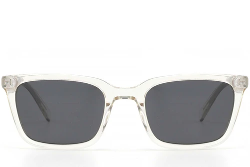 Gafas de sol rectangulares de acetato transparente #BS2425-1610