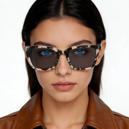 Gafas de sol de acetato con patrón rectangular n.° BS2425-1611