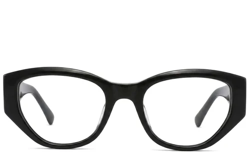 Lunettes papillon en acétate noir #BS2425-1632