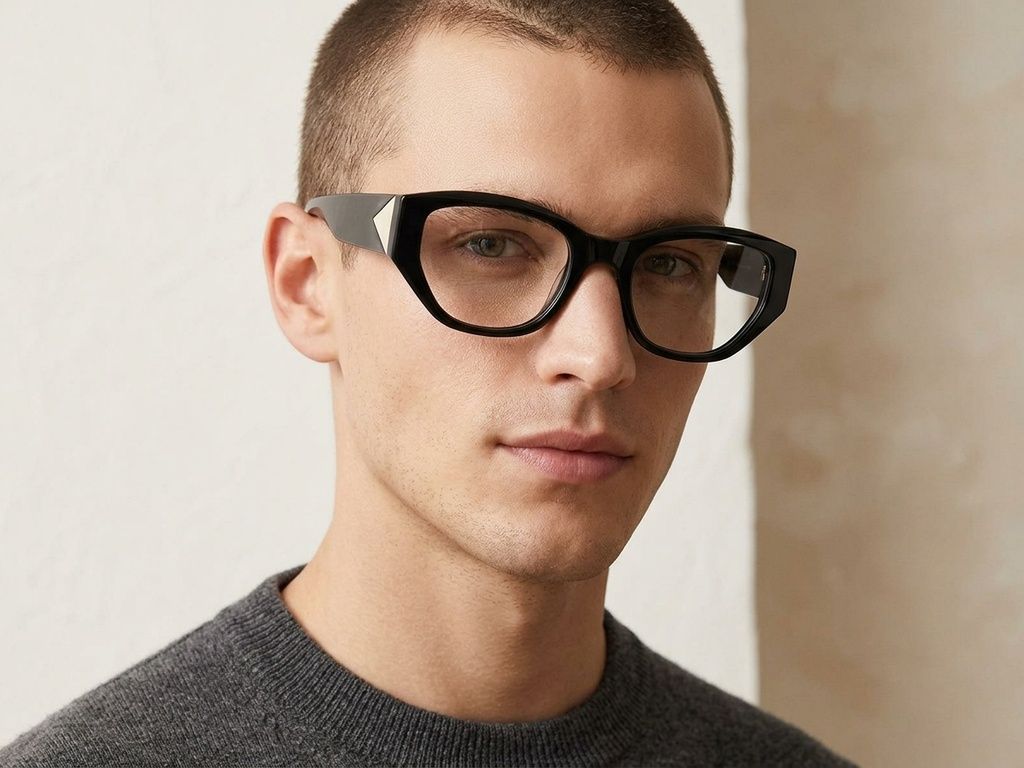Butterfly Black Acetate Glasses #BS2425-1632