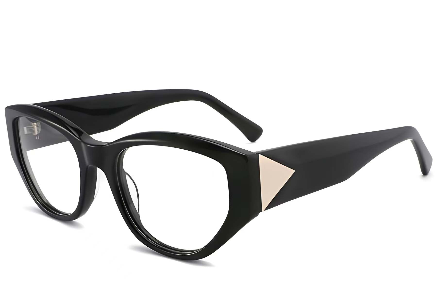 Vasos de acetato negro con forma de mariposa #BS2425-1632