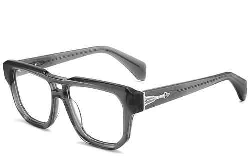 Lunettes aviateur en acétate gris #BS2425-1643
