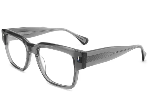 Lunettes rectangulaires en acétate gris #BS2425-1669