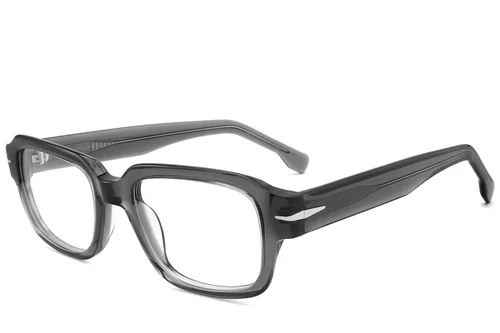 Lunettes rectangulaires en acétate gris #BS2425-1720