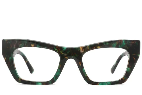 Butterfly Green Acetate Glasses #BS2425-1745