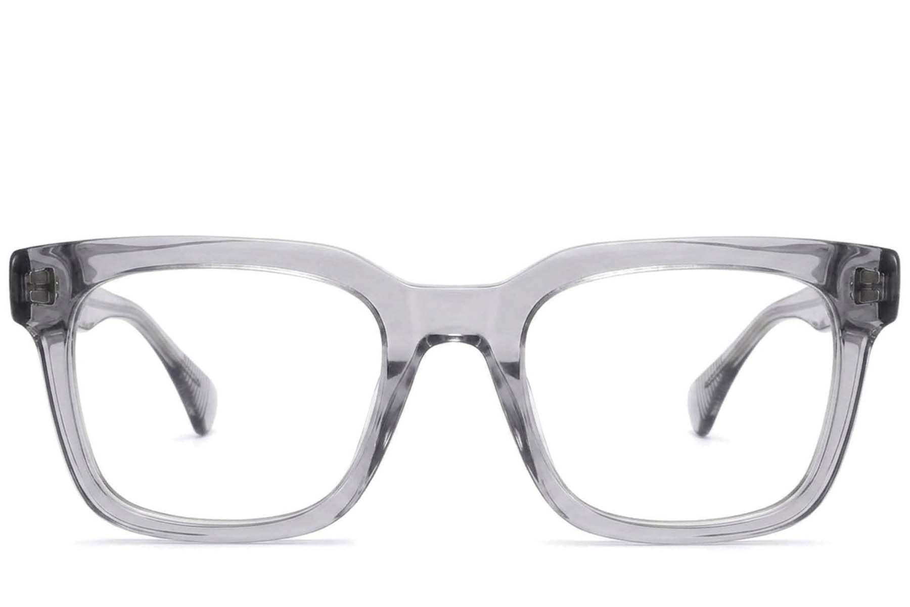 Rectangular Grey Acetate Glasses #BS2425-1769