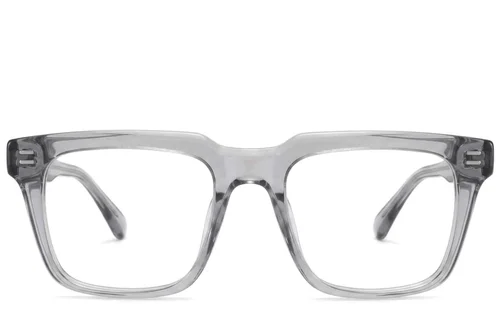 Lunettes rectangulaires en acétate gris #BS2425-1773