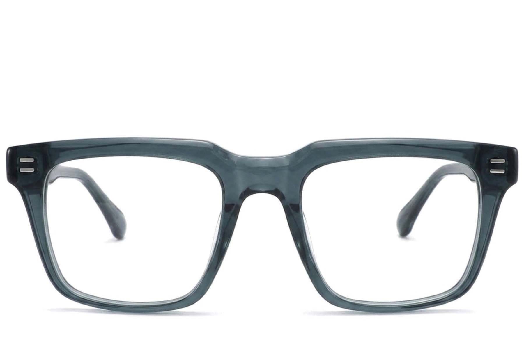 Rectangular Grey Acetate Glasses #BS2425-1775