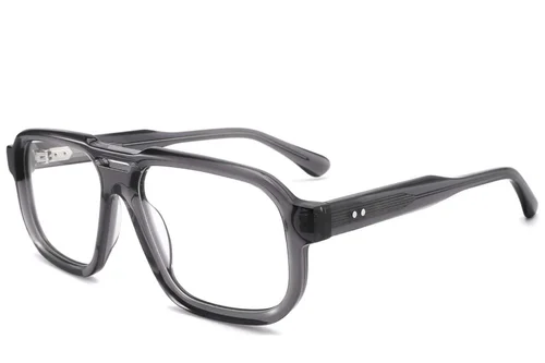 Lunettes aviateur en acétate gris #BS2425-1777
