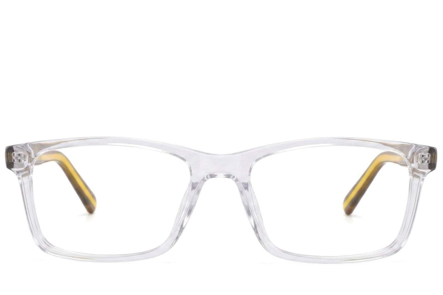 Rectangular Transparent Acetate Glasses #BS2425-1780