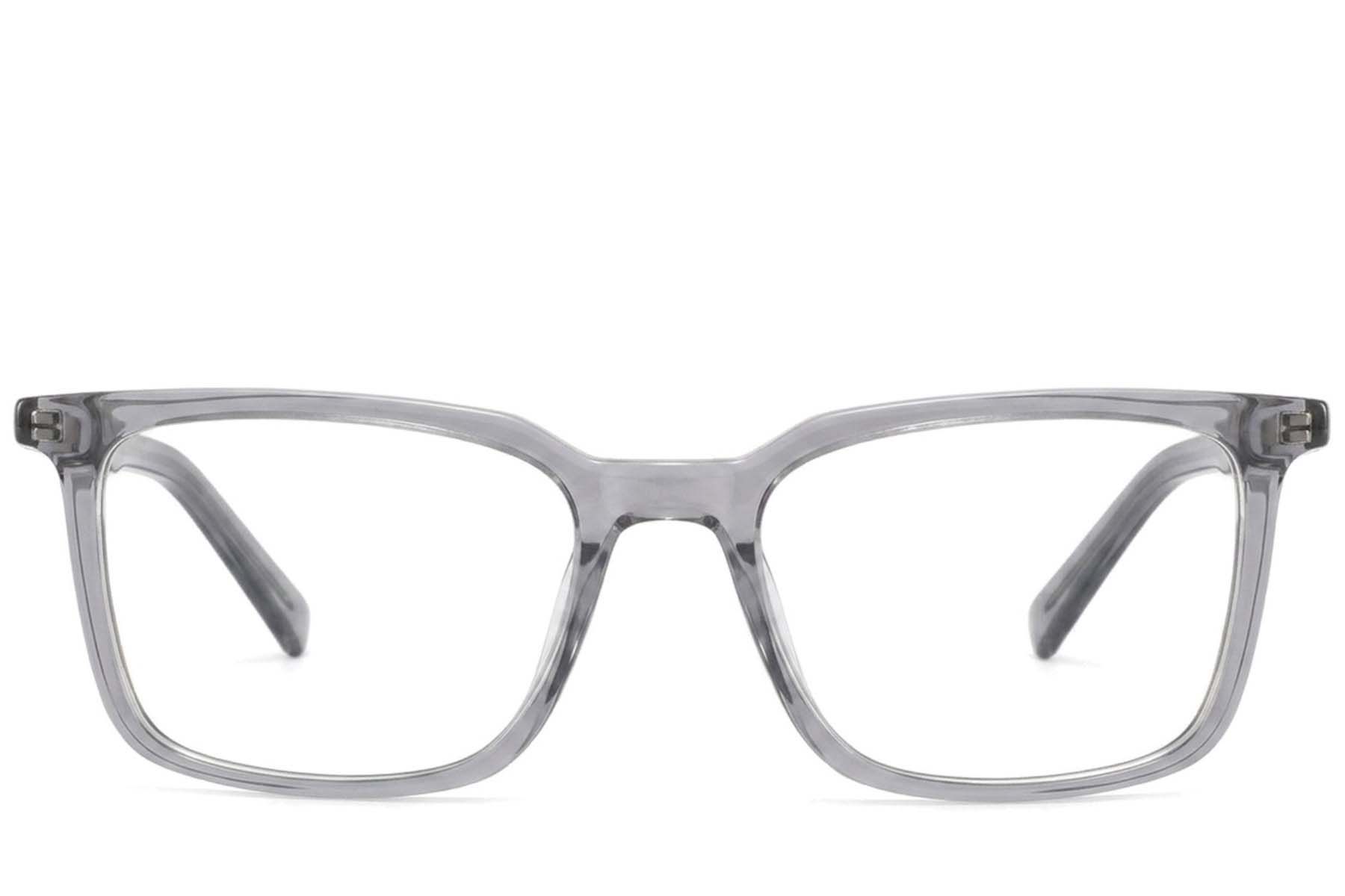 Rectangular Grey Acetate Glasses #BS2425-1786