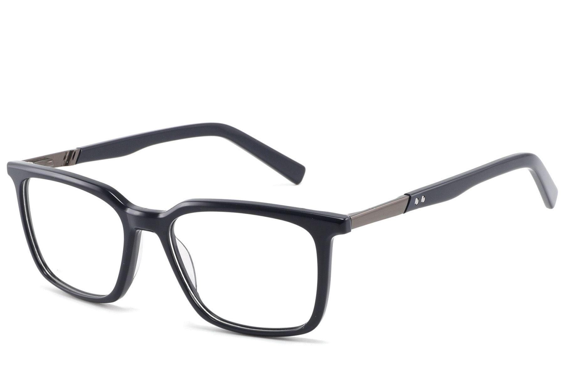 Rectangular Blue Acetate Glasses #BS2425-1788