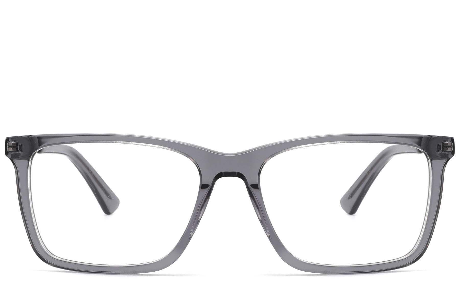 Rectangular Grey Acetate Glasses #BS2425-1790