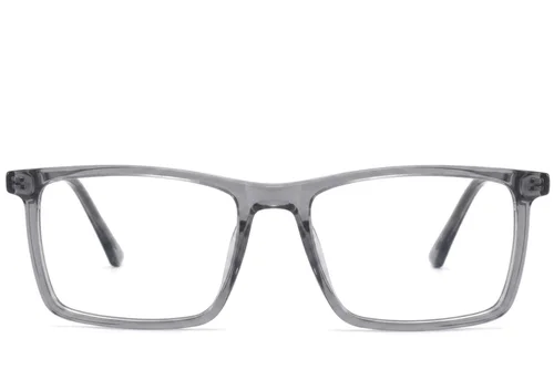 Lunettes rectangulaires en acétate gris #BS2425-1792