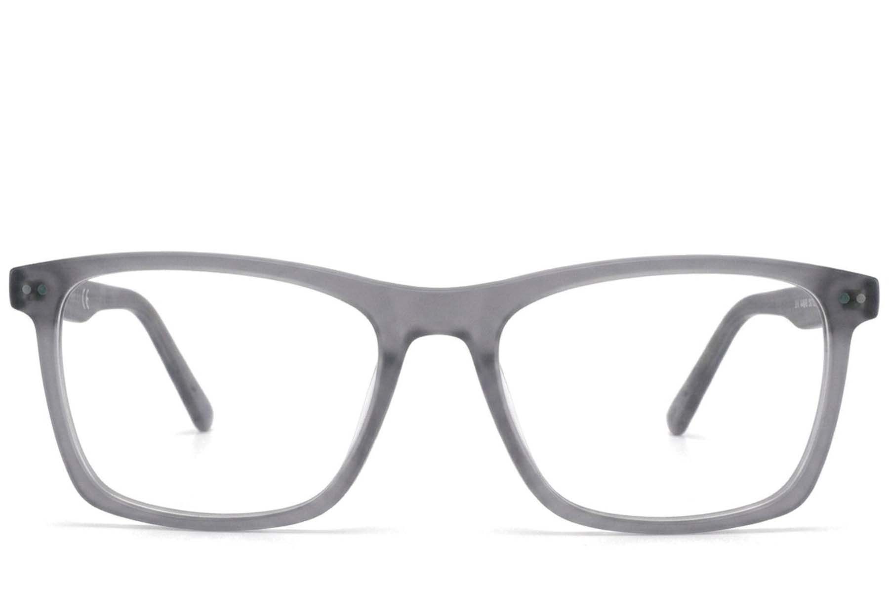 Vasos rectangulares de acetato gris #BS2425-1796