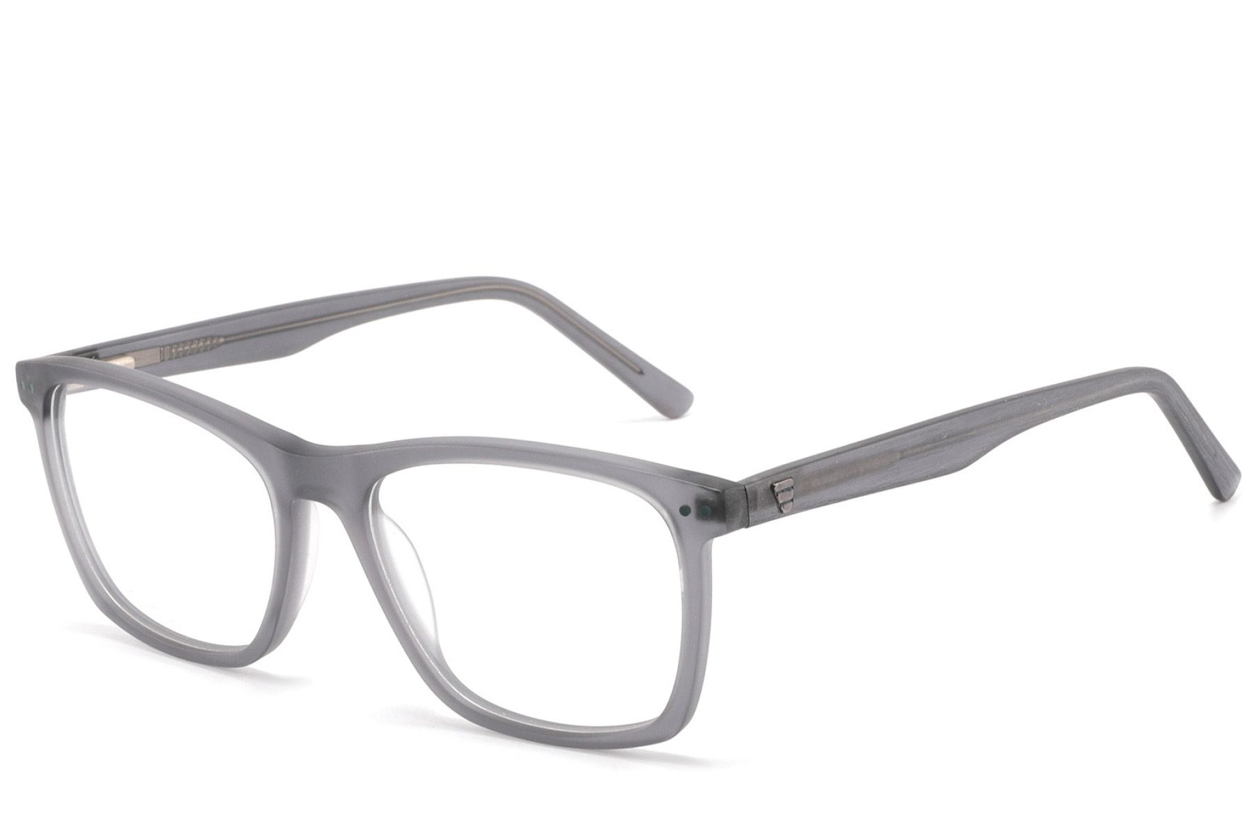 Rectangular Grey Acetate Glasses #BS2425-1796