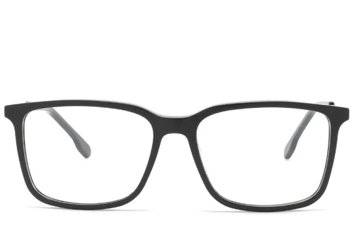 Lunettes rectangulaires en acétate noir #BS2425-1800