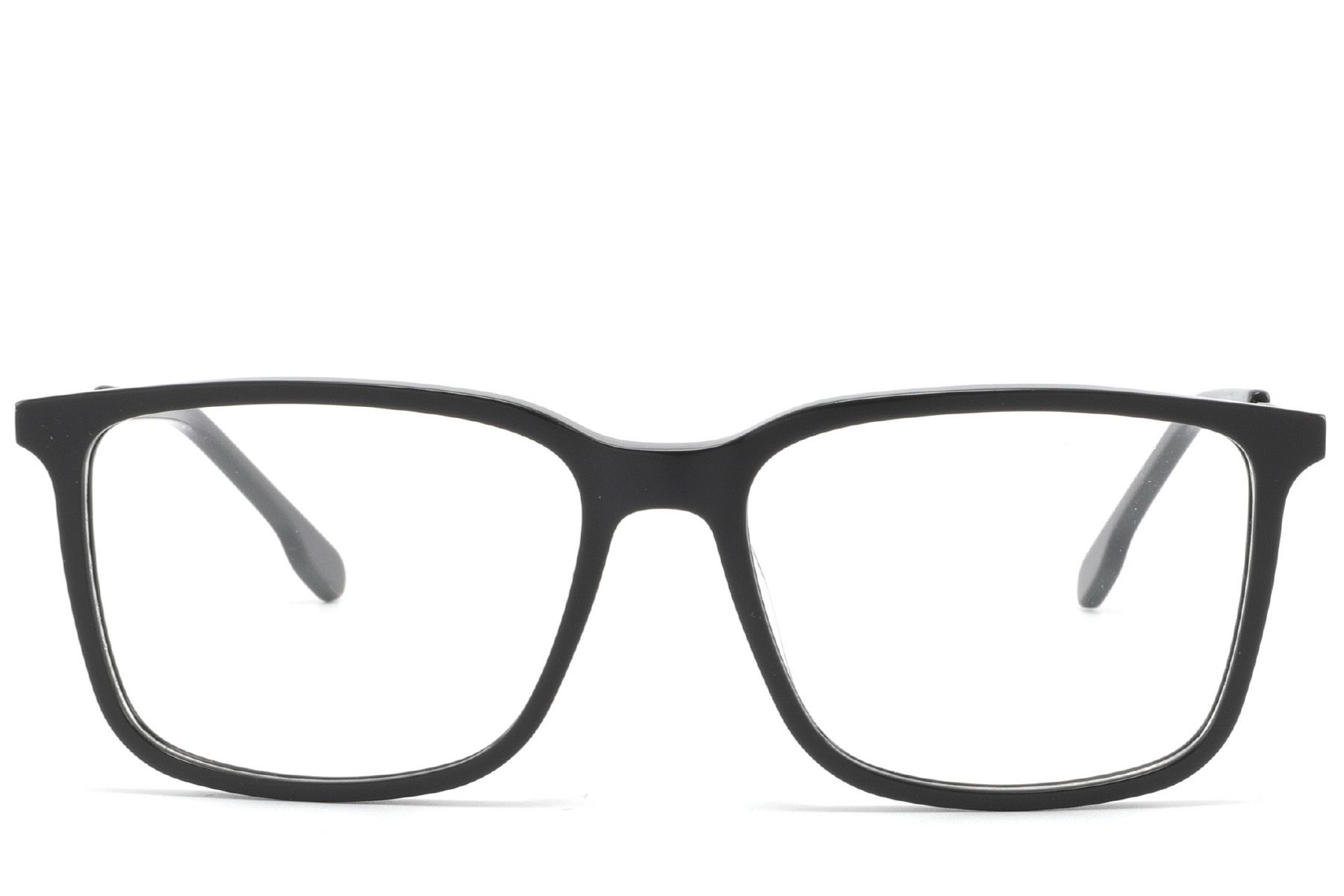 Bicchieri rettangolari in acetato nero #BS2425-1800