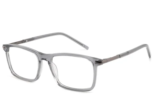 Lunettes rectangulaires en acétate gris #BS2425-1809