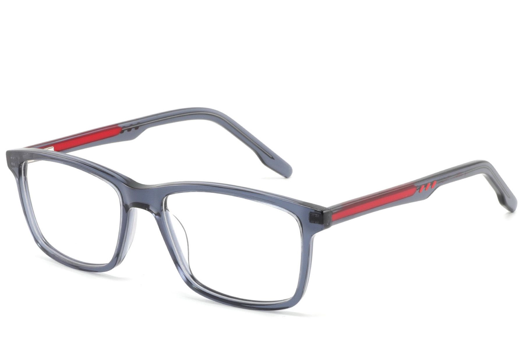 Bicchieri rettangolari in acetato blu #BS2425-1816