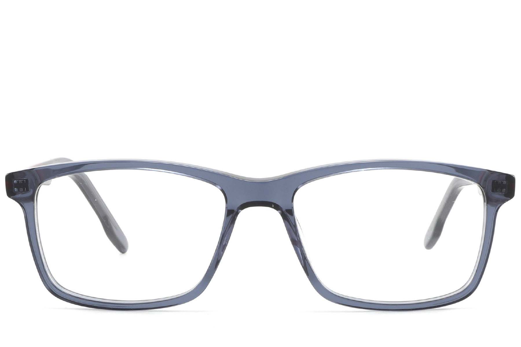 Rectangular Blue Acetate Glasses #BS2425-1816