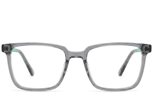 Lunettes rectangulaires en acétate gris #BS2425-1823