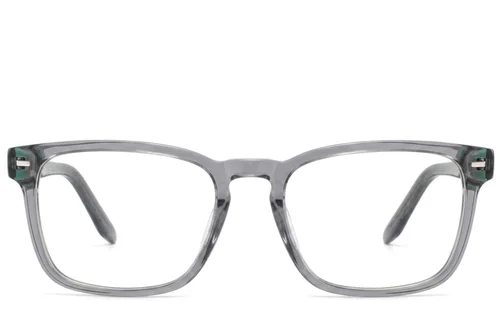 Lunettes rectangulaires en acétate gris #BS2425-1829