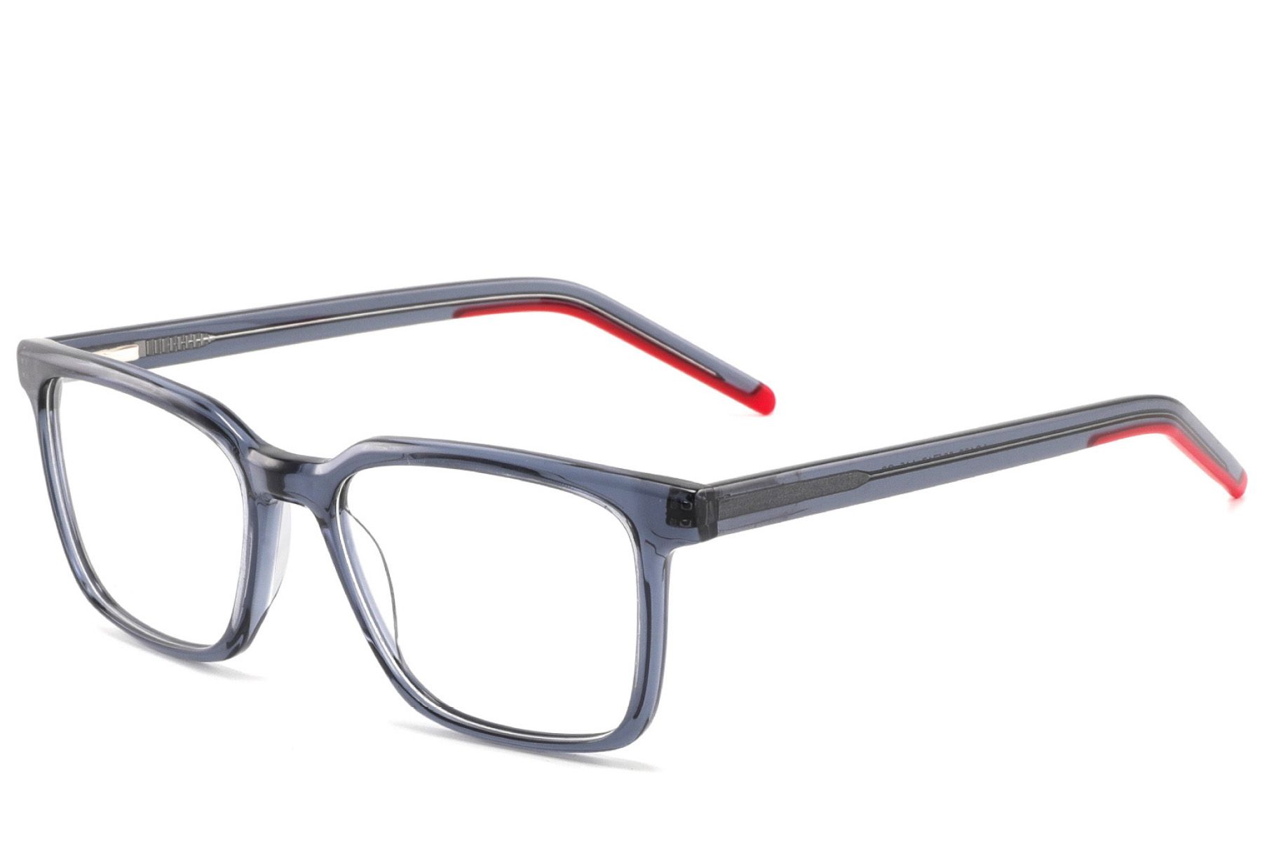 Rectangular Blue Acetate Glasses #BS2425-1833