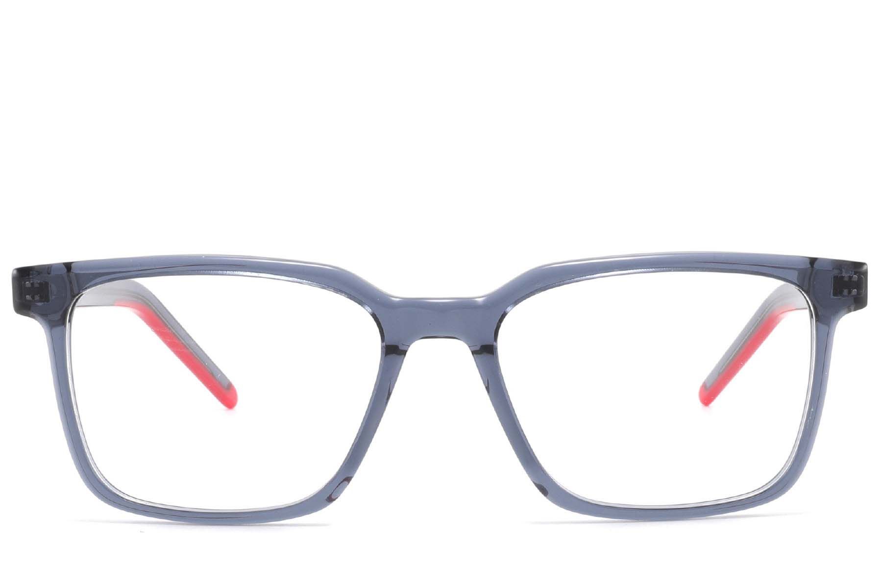 Rectangular Blue Acetate Glasses #BS2425-1833