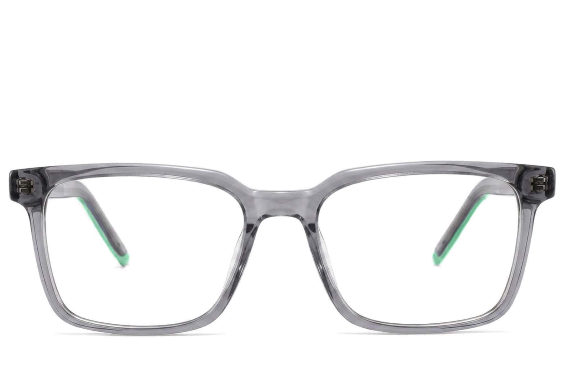 Lunettes rectangulaires en acétate gris #BS2425-1834