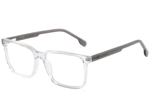 Verres rectangulaires en acétate transparent #BS2425-1859
