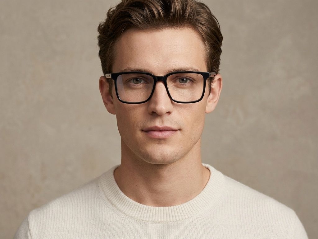 Rectangular Blue Acetate Glasses #BS2425-1860