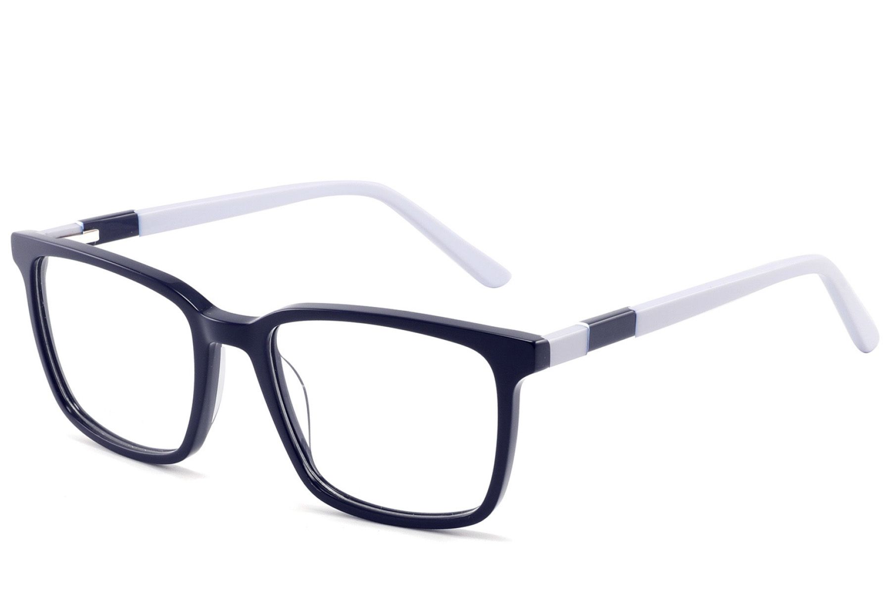 Rectangular Blue Acetate Glasses #BS2425-1866