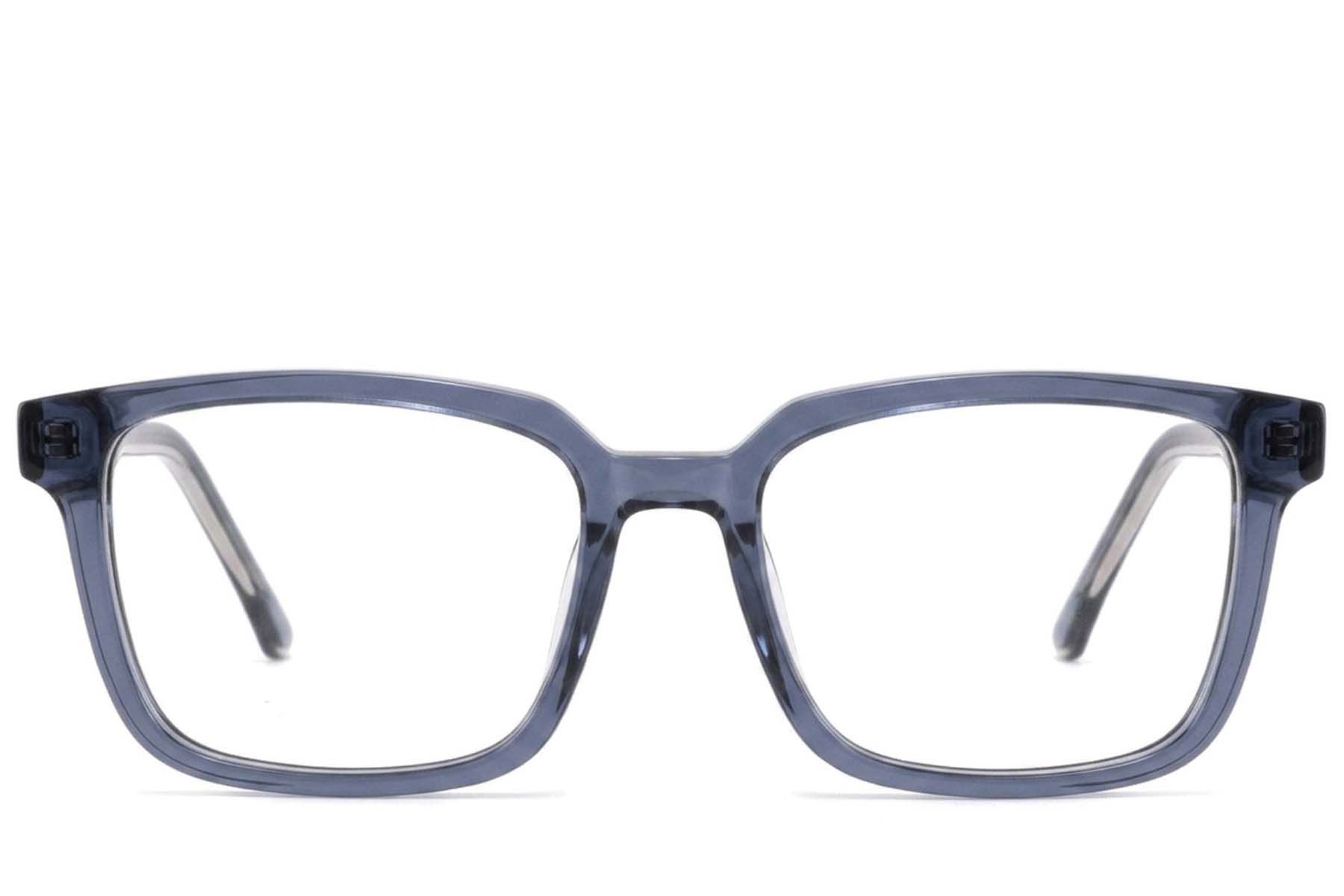Rectangular Blue Acetate Glasses #BS2425-1869