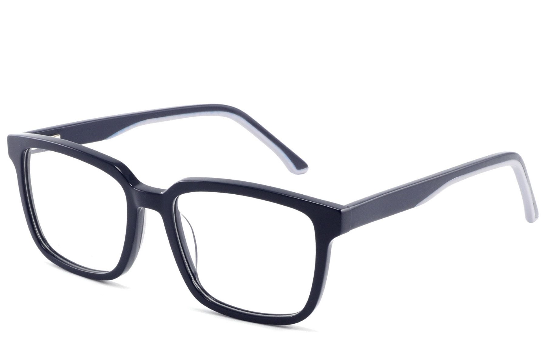Rectangular Blue Acetate Glasses #BS2425-1872