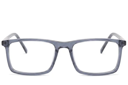 Lunettes rectangulaires en acétate bleu #BS2425-1875