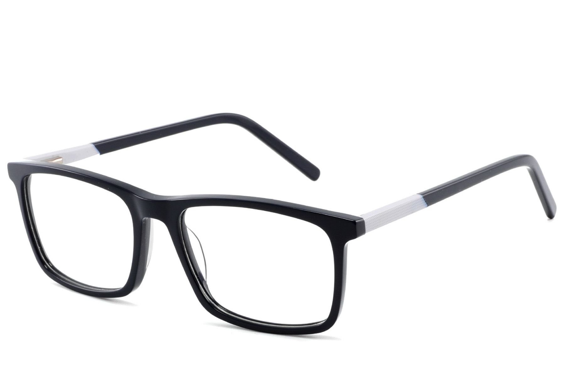 Rectangular Blue Acetate Glasses #BS2425-1878
