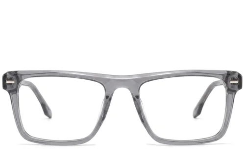 Lunettes rectangulaires en acétate gris #BS2425-1888