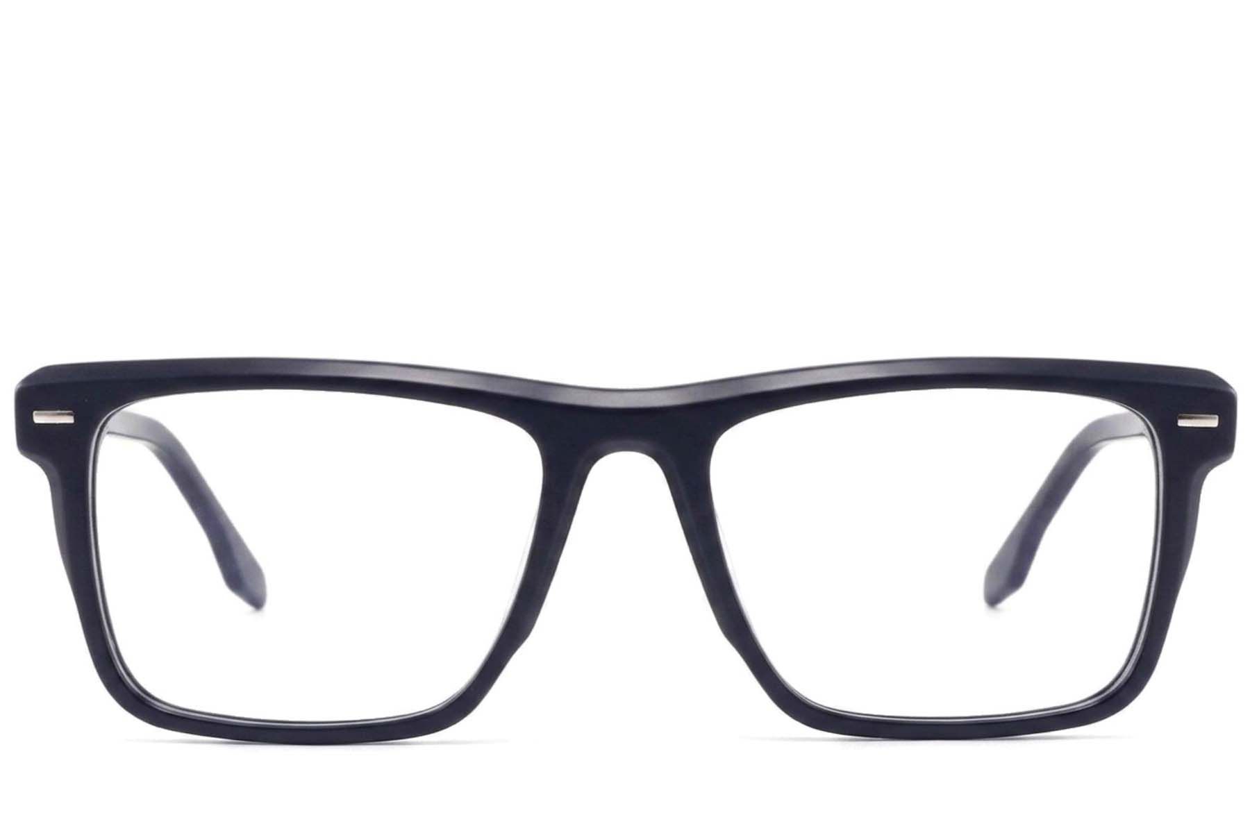 Bicchieri rettangolari in acetato blu #BS2425-1890
