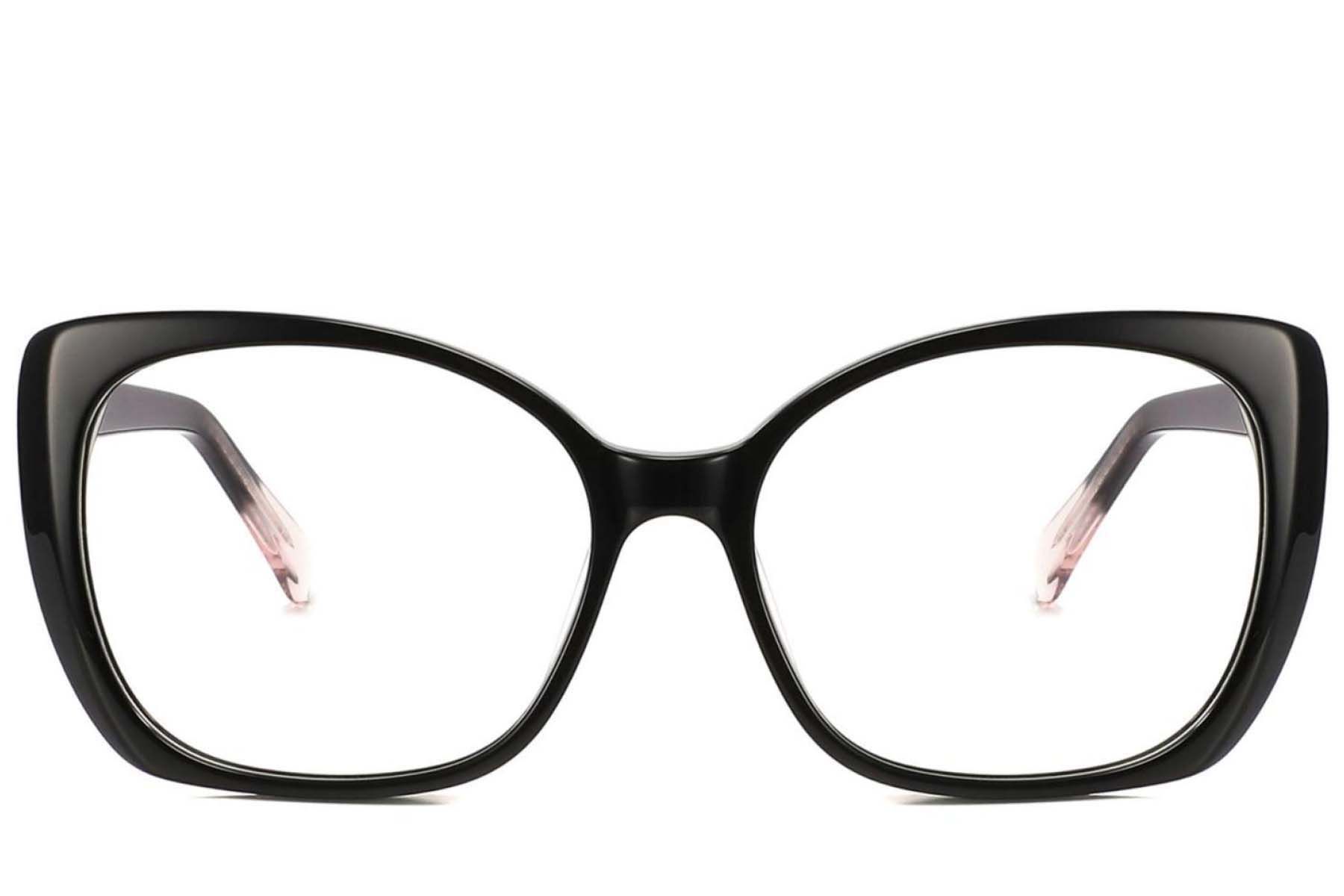 Butterfly Black Acetate Glasses #BS2425-1892