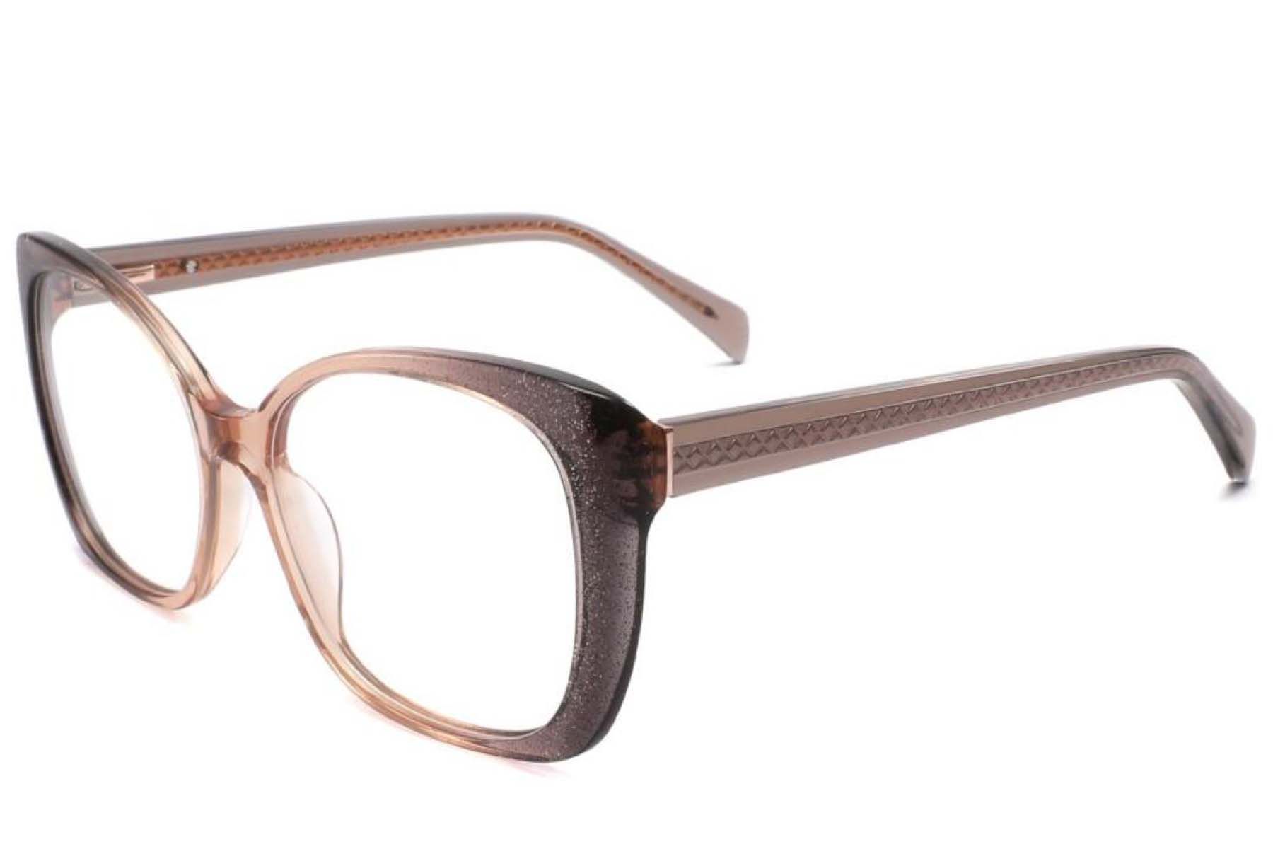 Lunettes papillon en acétate brun #BS2425-1894