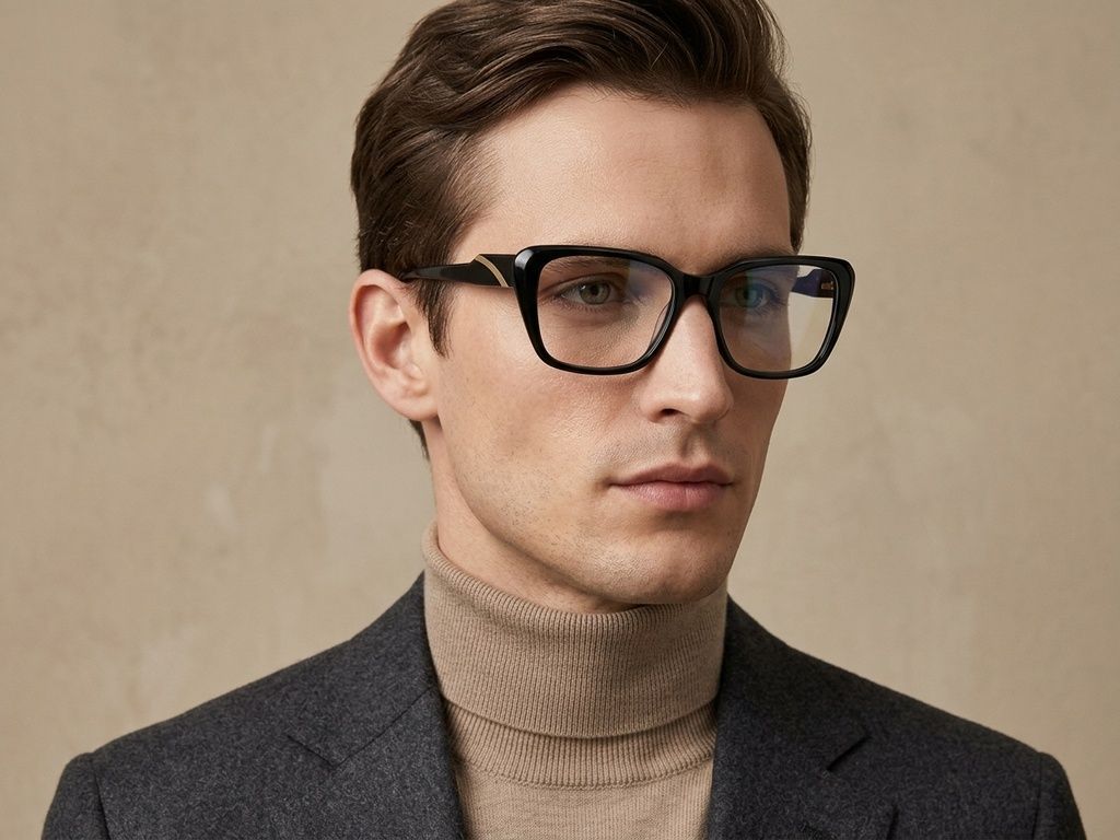 Butterfly Black Acetate Glasses #BS2425-1905